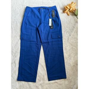 Liverpool Los Angeles Blue Utility Crop Pants Size 2/26 NWT